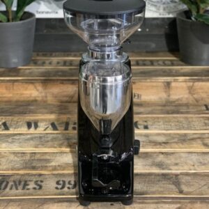 Quamar Q50 Push Timer Gloss Black Coffee Grinder- New